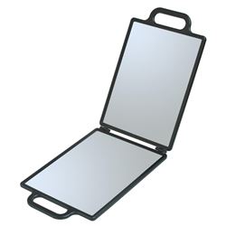 NB00035 Зеркало заднего вида складное, с двумя ручками, 23 х 30 см