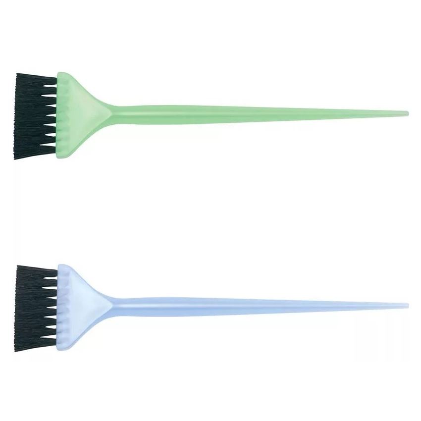 Dewal Professional Аксессуары для окрашивания и стрижки волос JPP048 Кисть для окрашивания с черной волнистой щетиной, 50 мм Кисть для окрашивания волос, с черной волнистой щетиной, узкая 50 мм