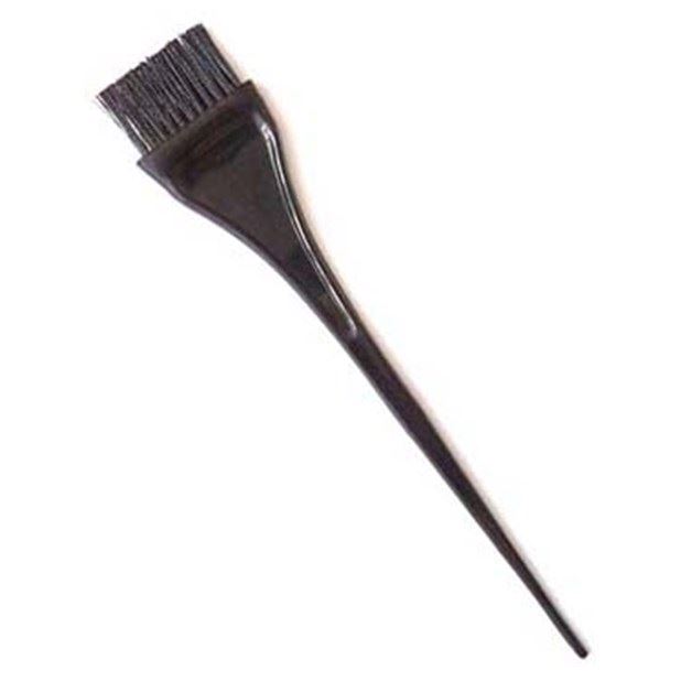 Dewal Professional Аксессуары для окрашивания и стрижки волос T-1152W Кисть для окрашивания черная, с черной волнистой щетиной 40 мм Кисть для окрашивания черная, с черной волнистой щетиной, узкая 40 мм