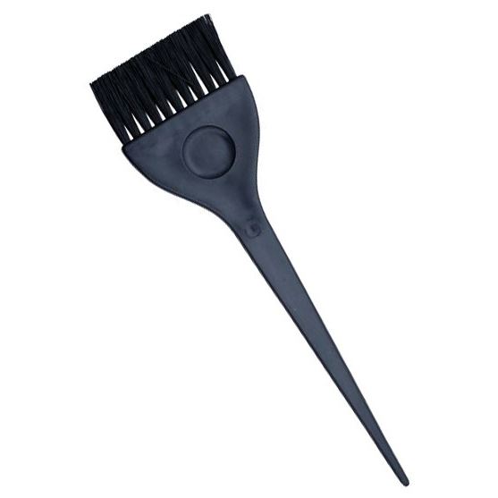 Dewal Professional Аксессуары для окрашивания и стрижки волос T-1158W Кисть для окрашивания черная, с черной волнистой щетиной 55 мм Кисть для окрашивания черная, с черной волнистой щетиной, широкая 55 мм