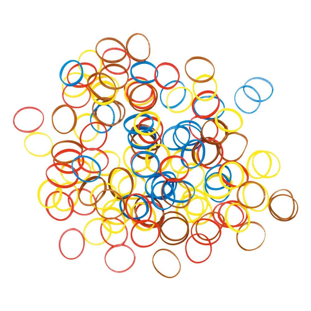 Dewal Professional Аксессуары для волос RES035 Резинки для волос силиконовые Mix Mini  Резинки для волос силиконовые Mix Mini , цветные, упаковка 100 штук