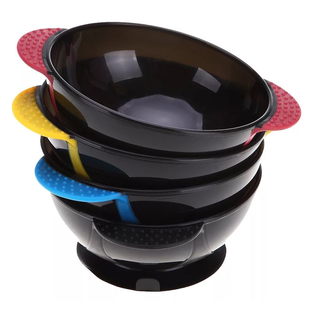 Dewal Professional Аксессуары для окрашивания и стрижки волос T-18 Чаша для краски с двумя ручками, с прорезиненной вставкой, 300 мл Чаша для краски с двумя ручками, с прорезиненной вставкой, объем 300 мл