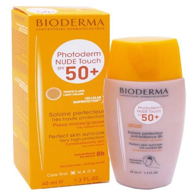 Bioderma Photoderm Fluid With A Tone Солнцезащитный флюид с тоном SPF 50+ Солнцезащитный флюид с тоном SPF 50+