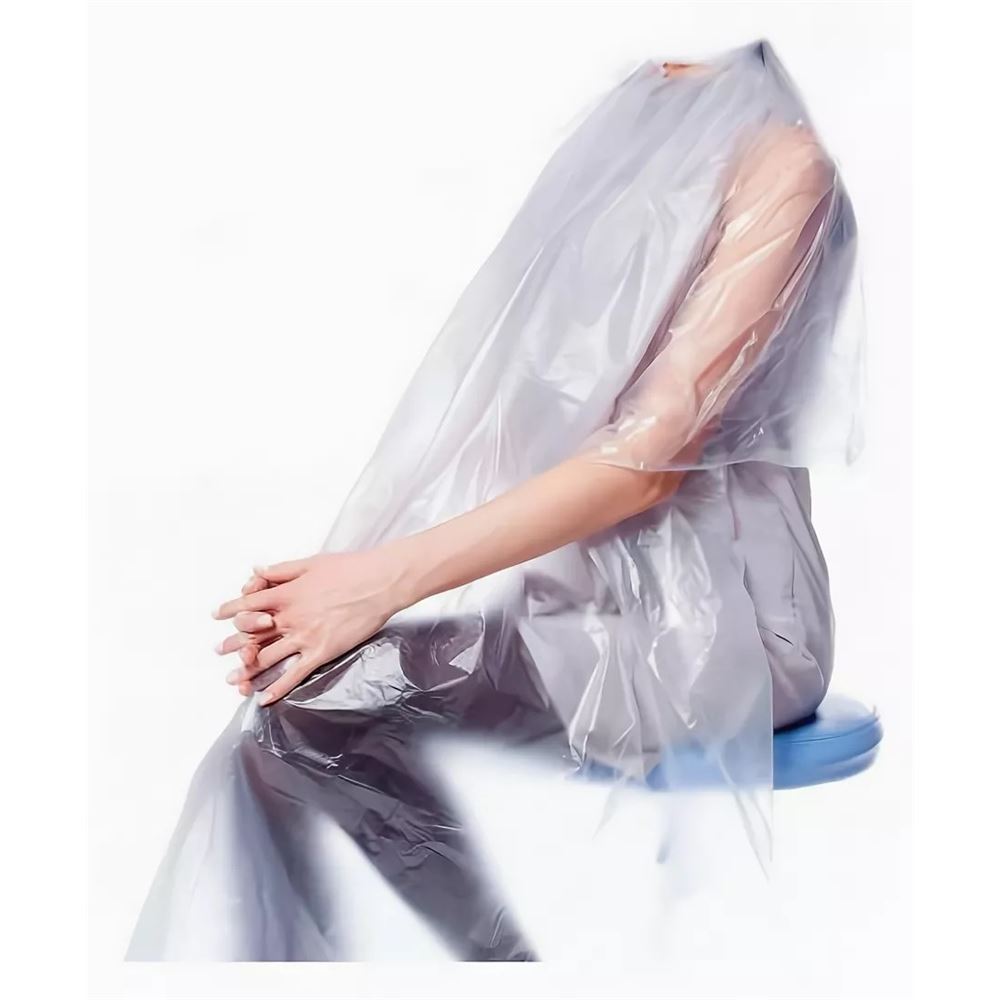 Dewal Professional Аксессуары для окрашивания и стрижки волос ME0007 Пеньюар одноразовый прозрачный 115 х 153 мм Пеньюар одноразовый прозрачный 115 х 153 мм, упаковка 50 штук