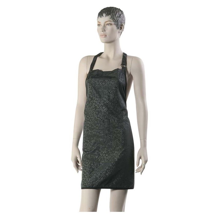 Dewal Professional Аксессуары для окрашивания и стрижки волос BF04G Фартук мастера для стрижки, 70x63 см Фартук мастера для стрижки, нейлон, серый, 70x63 см