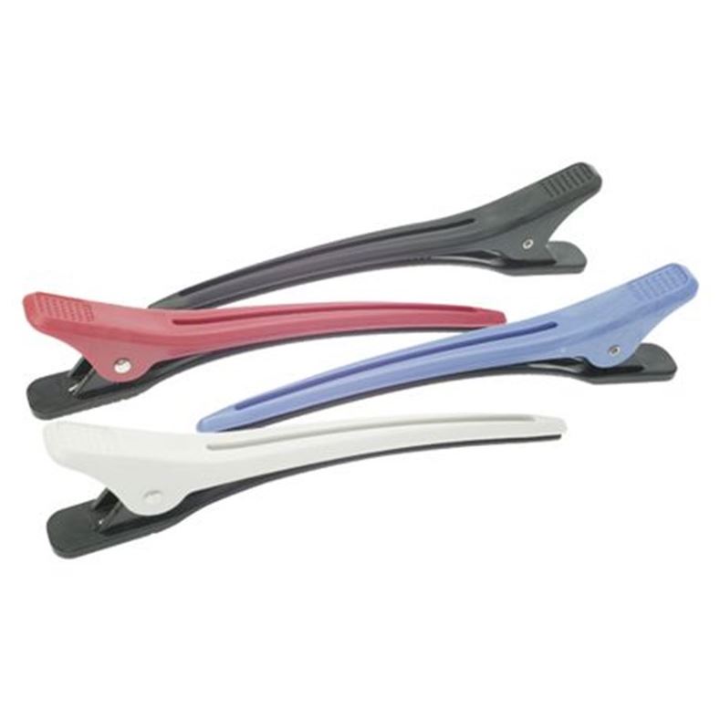 Dewal Professional Аксессуары для волос JB0022 Зажим для волос пластик, 12.4 см Зажим для волос , цветной, пластик, 12.4 см, упаковка 4 штуки