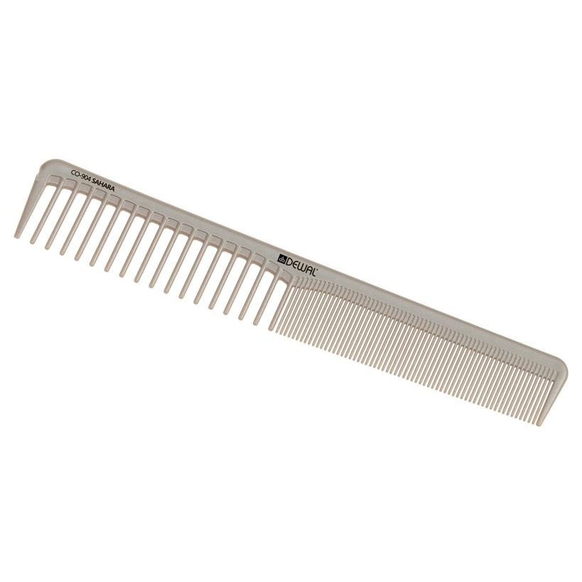 Dewal Professional Брашинги, щетки, расчески CO-904 SAHARA Расческа рабочая  DEWAL SAHARA комбинированная,бежевая 17,5см  Расческа рабочая  DEWAL SAHARA комбинированная,бежевая 17,5см 