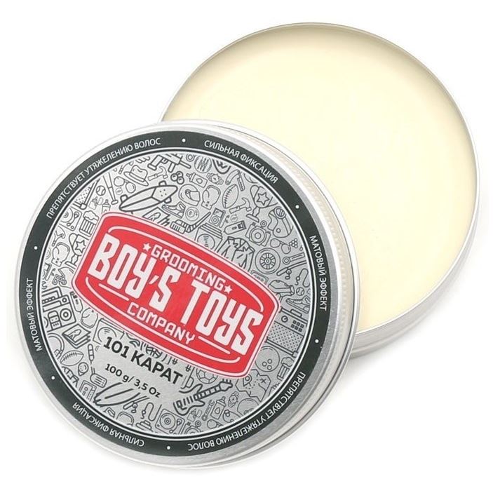 Boys Toys Styling 101 карат Паста для укладки  Паста для укладки волос высокой фиксации с низким уровнем блеска 
