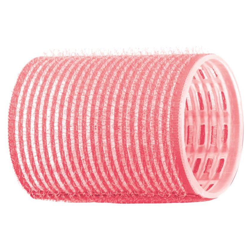 Dewal Professional Бигуди и коклюшки R-VTR2 Бигуди-липучки, диаметр 44 мм Бигуди-липучки, диаметр 44 мм, розовые, упаковка 12 штук