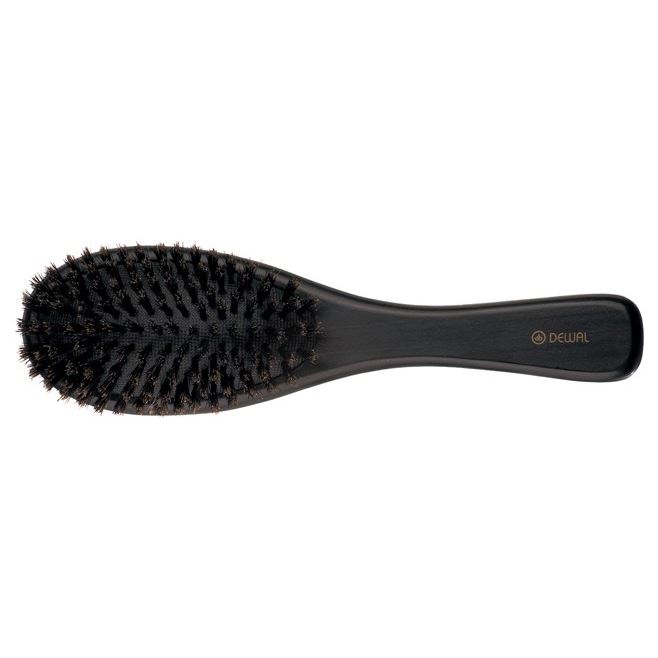 Dewal Professional Брашинги, щетки, расчески BR-WC618 Щетка для укладки деревянная, на подушке, 9 рядов  Щетка для укладки деревянная, натуральная щетина, на подушке, 9 рядов