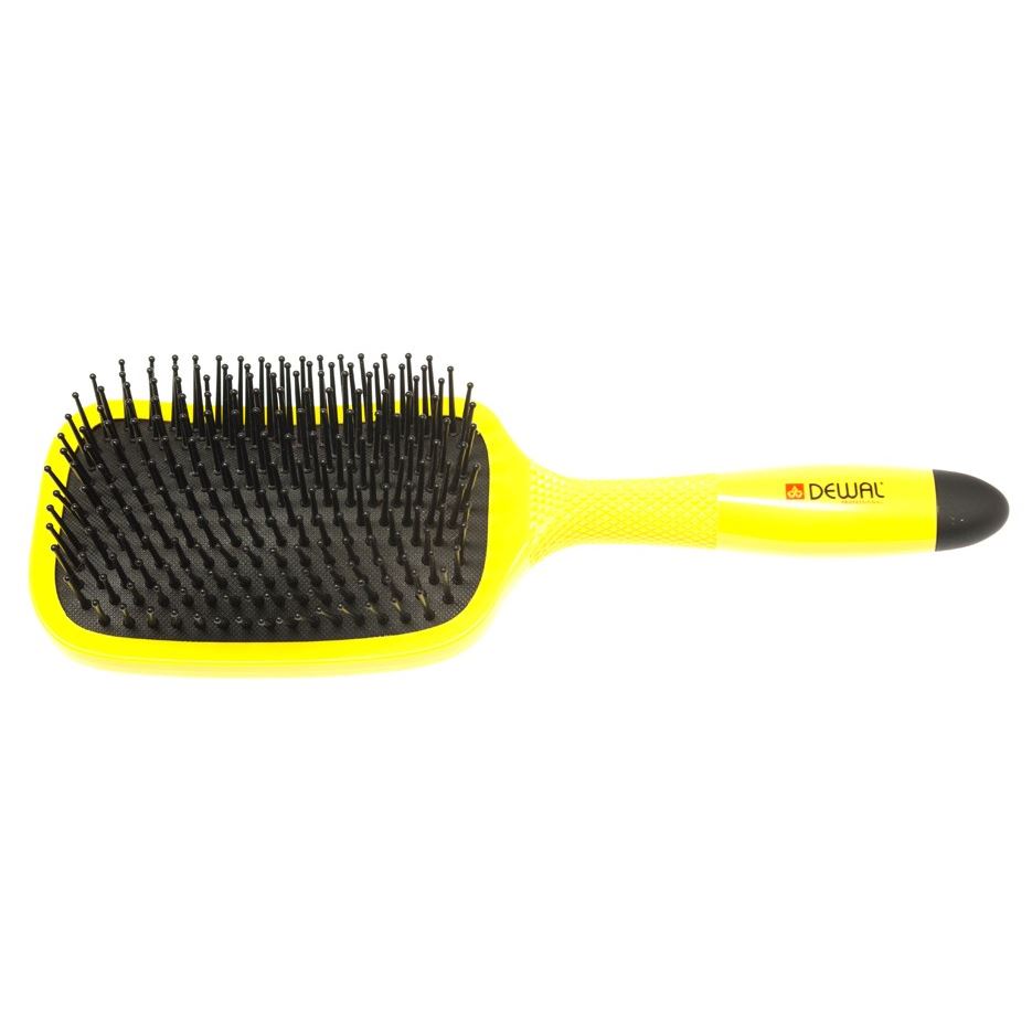 Dewal Professional Брашинги, щетки, расчески BNN84 Щетка массажная "BANANA " прямоугольная, 13 рядов Щетка массажная прямоугольная, пластиковый штифт, 13 рядов