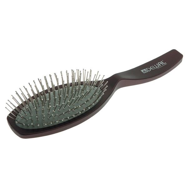 Dewal Professional Брашинги, щетки, расчески BR6306 Щетка массажная COFFEE металлический штифт Щетка массажная, металлический штифт 