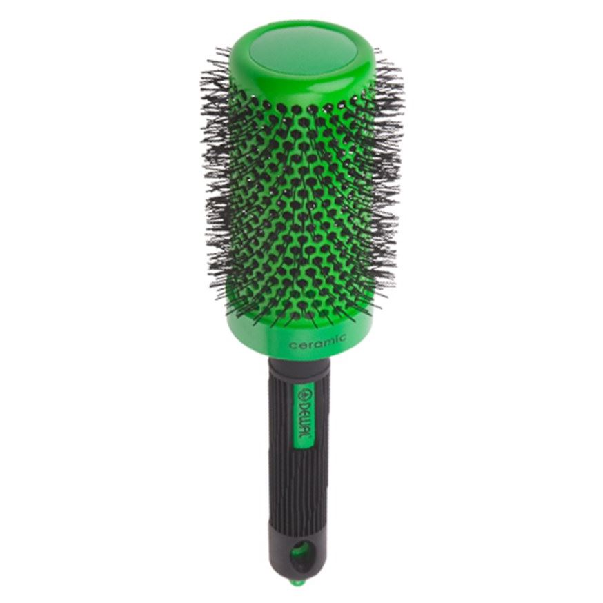 Dewal Professional Брашинги, щетки, расчески DW20198-COLOR Термобрашинг серия "COLOR" зеленый 52/72 мм  Термобрашинг, керамическое покрытие, нейлоновая щетина, зеленый, диаметр 52/72 мм