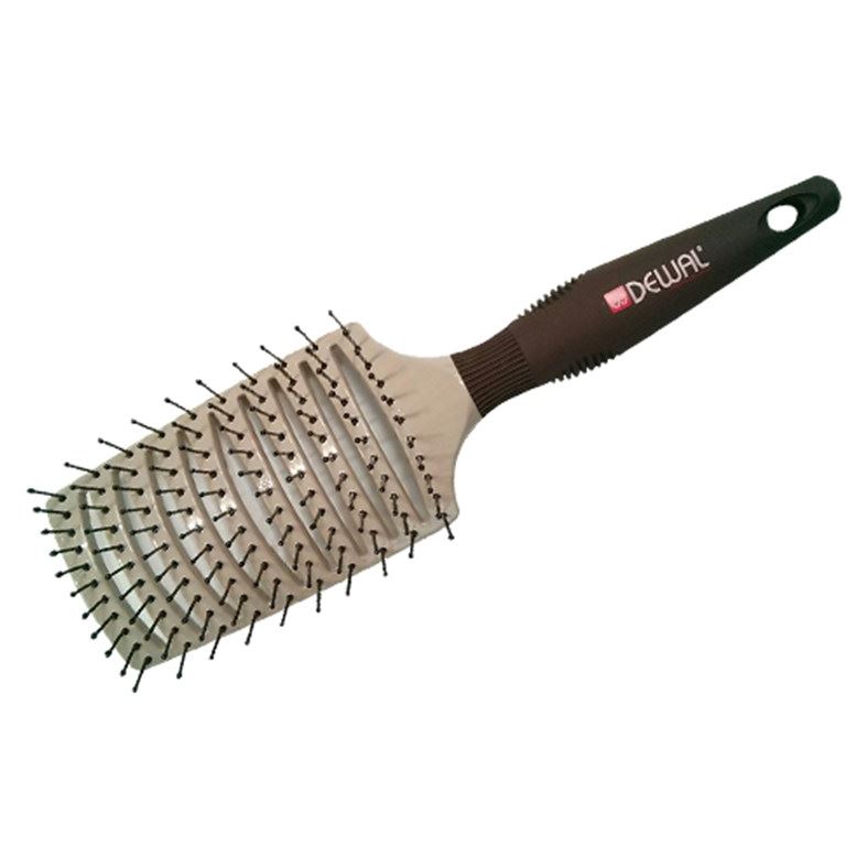 Dewal Professional Брашинги, щетки, расчески BRM103 Щетка туннельная серия "MOKKA", пластиковый штифт, 11 рядов Щетка туннельная с керамическим покрытием, пластиковый штифт, 11 рядов 