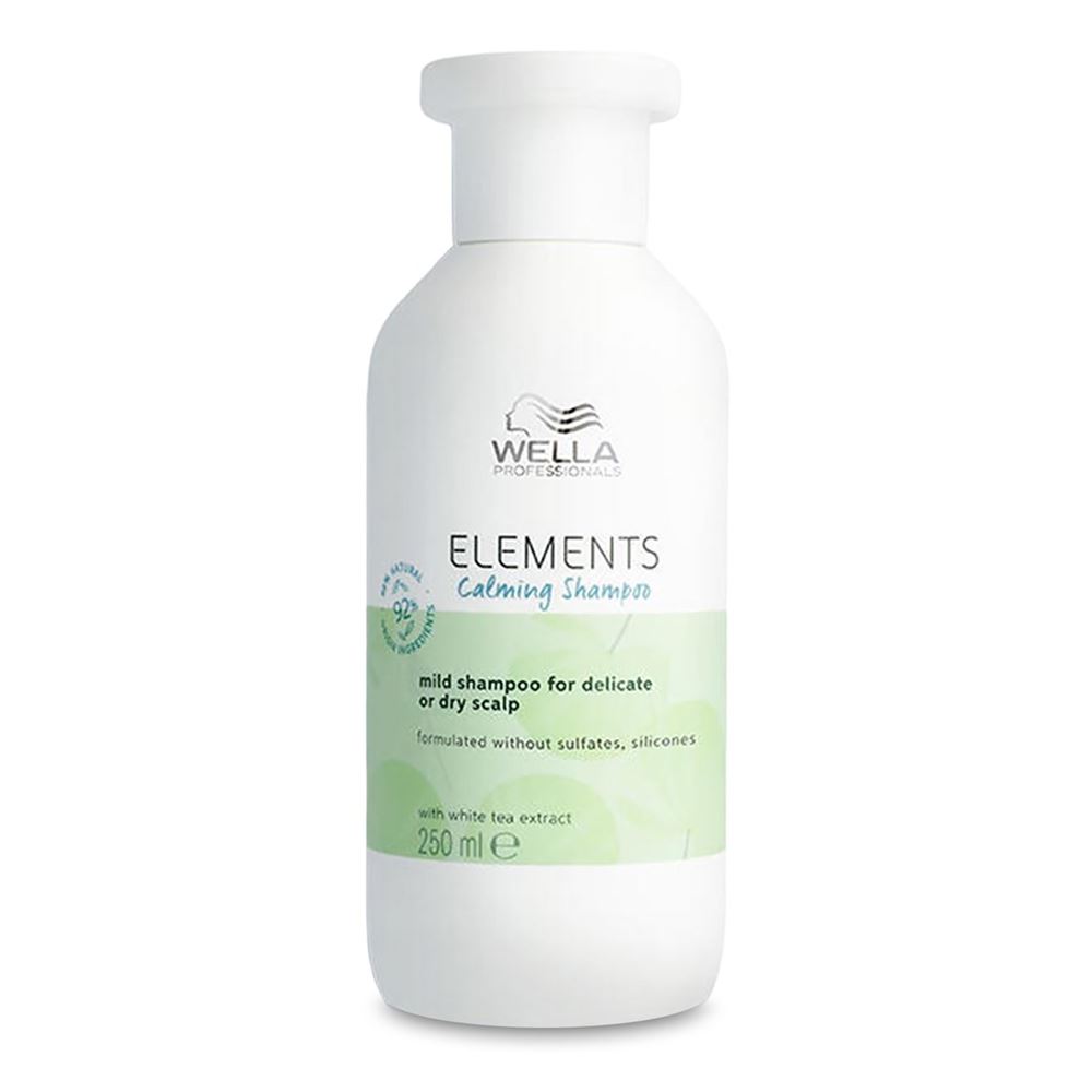 Wella Professionals Elements Calming Shampoo Успокаивающий мягкий шампунь для чувствительной или сухой кожи головы