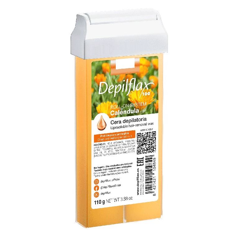 Depilflax Waxes Wax Roll-On Cartridge Calendula Теплый воск в картридже  «Календула»