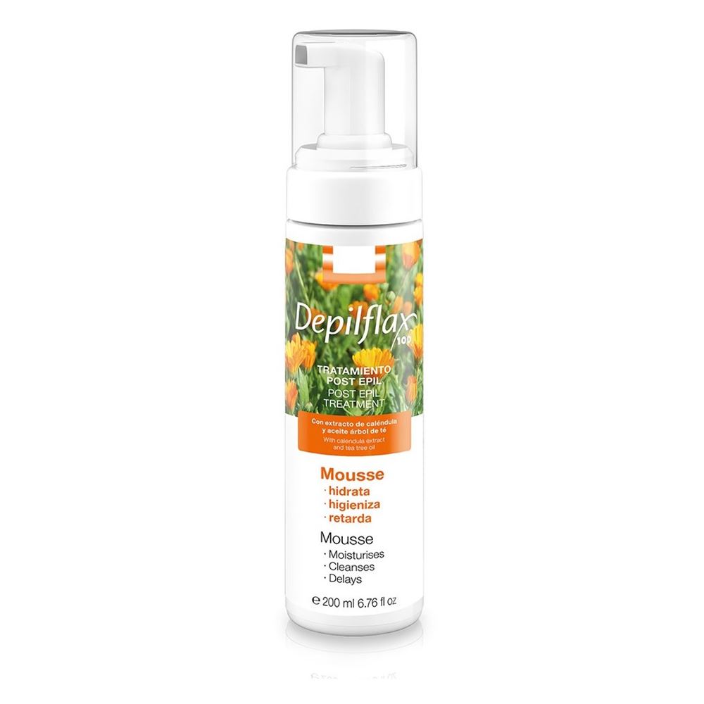 Depilflax Средства для ухода до и после депиляции Post Epil Mousse Calendula Календула мусс для замедления роста волос после депиляции 