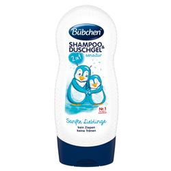 Шампунь и гель для душа для детей с чувствительной кожей "Ласковый и нежный"2 в 1