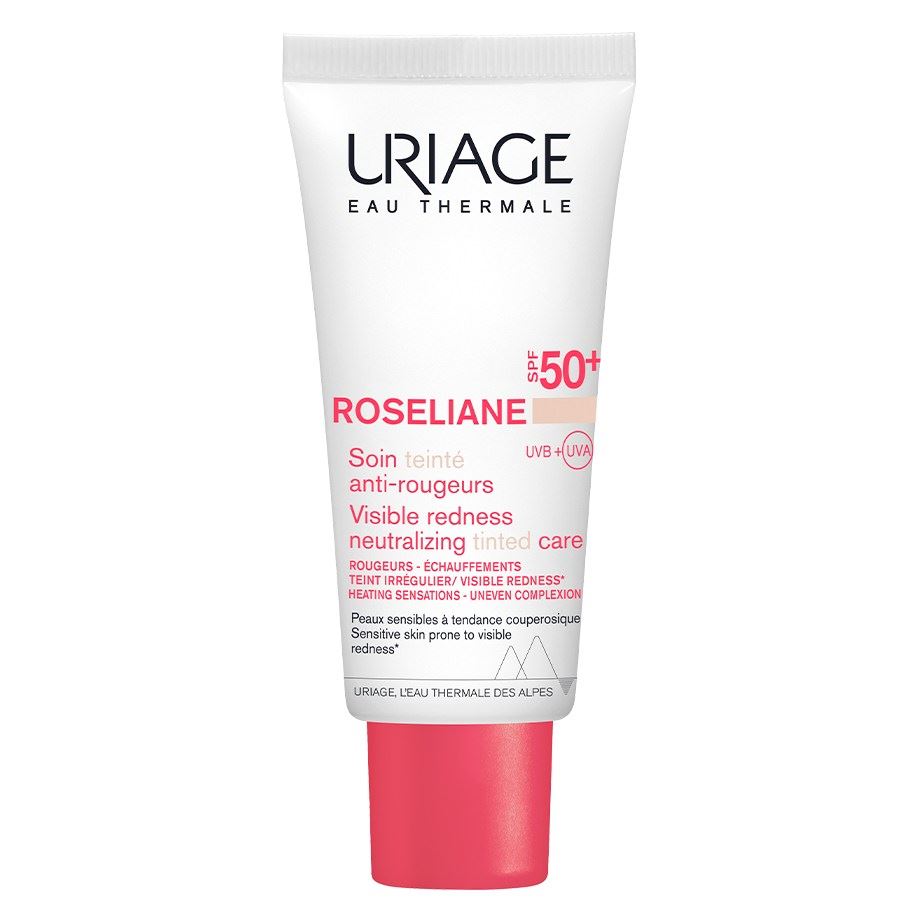 Uriage Roseliane Roseliane CC Creme SPF 50+ Tinted Care Розельян Крем СС SPF 50+ с тональным эффектом