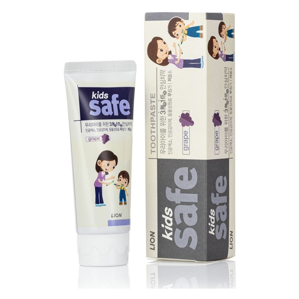 Lion Oral Care Kids Safe Toothpaste Детская зубная паста