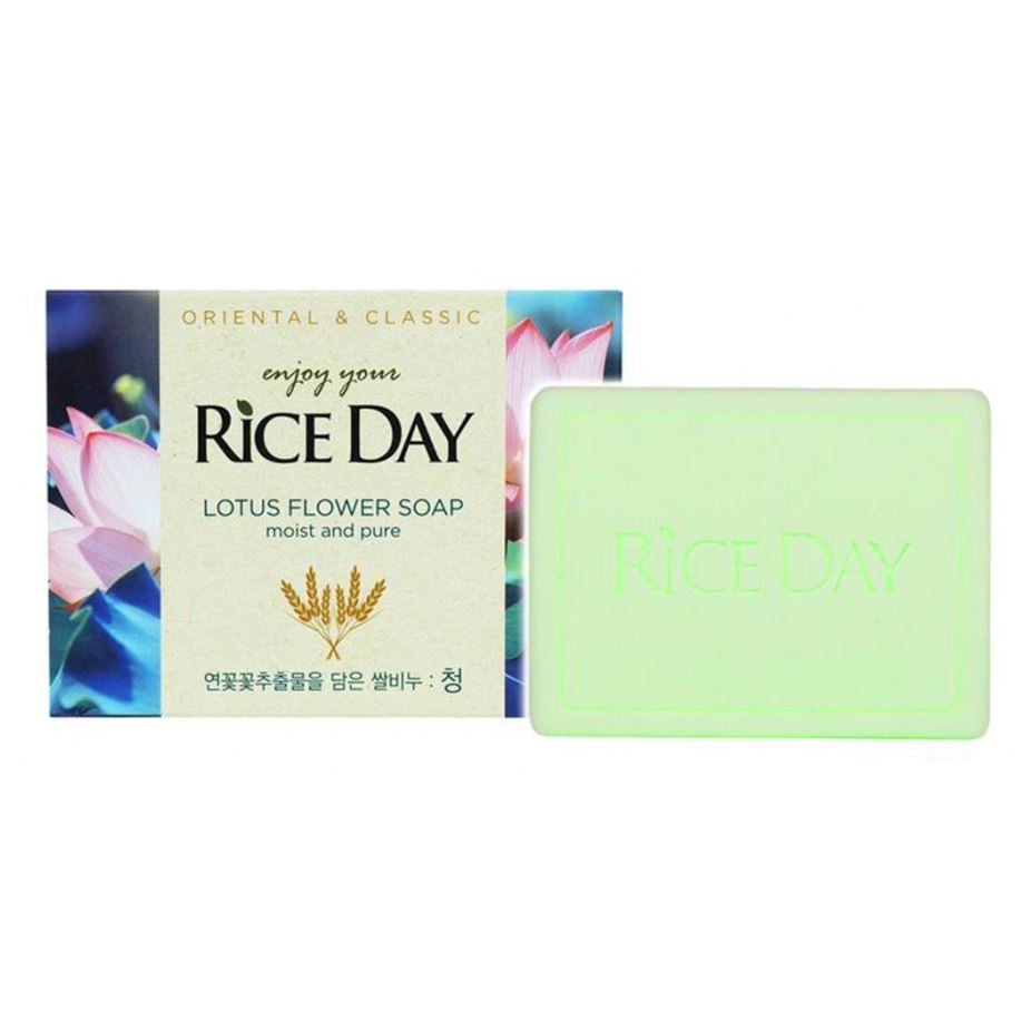 Lion Soap Rice Day Lotus Flower Soap  Мыло туалетное с экстрактом лотоса 