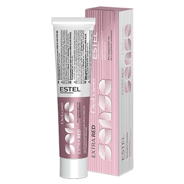 Estel Professional Coloring Hair De Luxe Sense Extra Red Полуперманентная крем-краска для волос