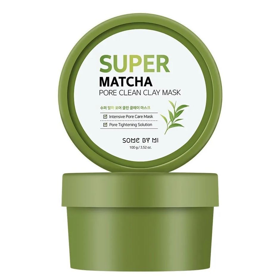 Some By Mi Faсe Care Super Matcha Pore Clean Clay Mask Очищающая глиняная маска с чаем матча 