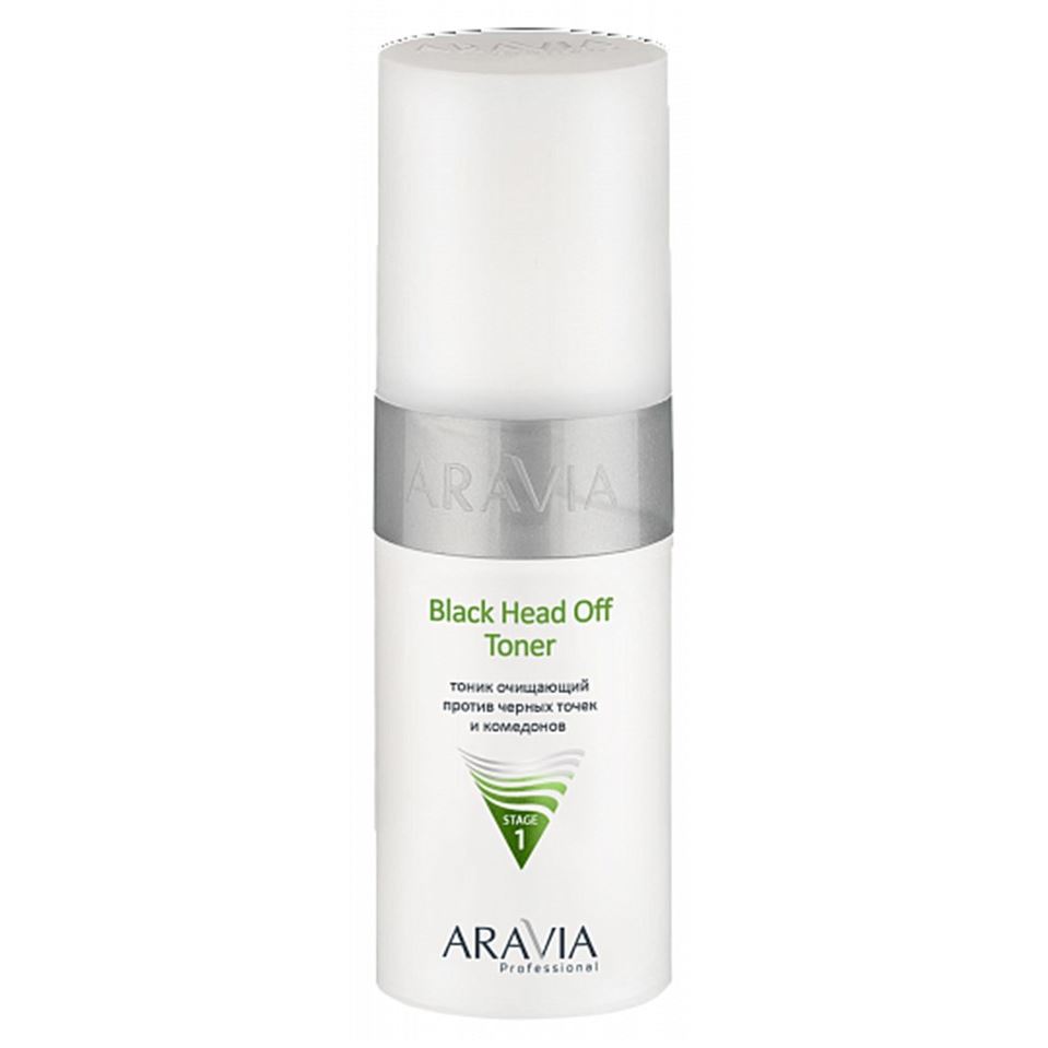 Aravia Professional Профессиональная косметика Black Head Off Toner Тоник очищающий против черных точек и комедонов для жирной и проблемной кожи
