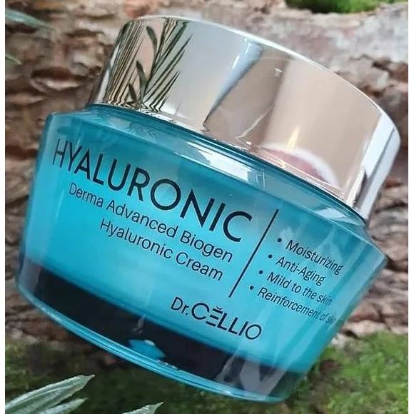 Dr.Cellio Face Care Hyaluronic Derma Advanced Biogen Hyaluronic Cream  Крем для лица с гиалуроновой кислотой