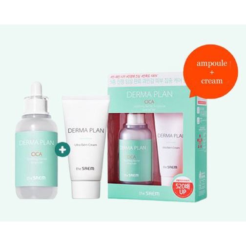 The Saem Face Care Derma Plan Cica Soothing Barrier Ampoule Set  Сыворотки в наборе 