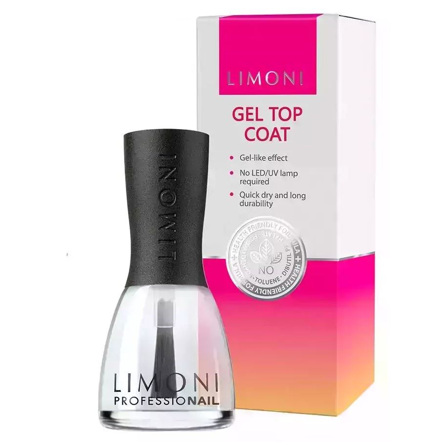 Limoni Make Up Gel Top Coat Гелевое покрытие нового поколения Гелевое покрытие нового поколения