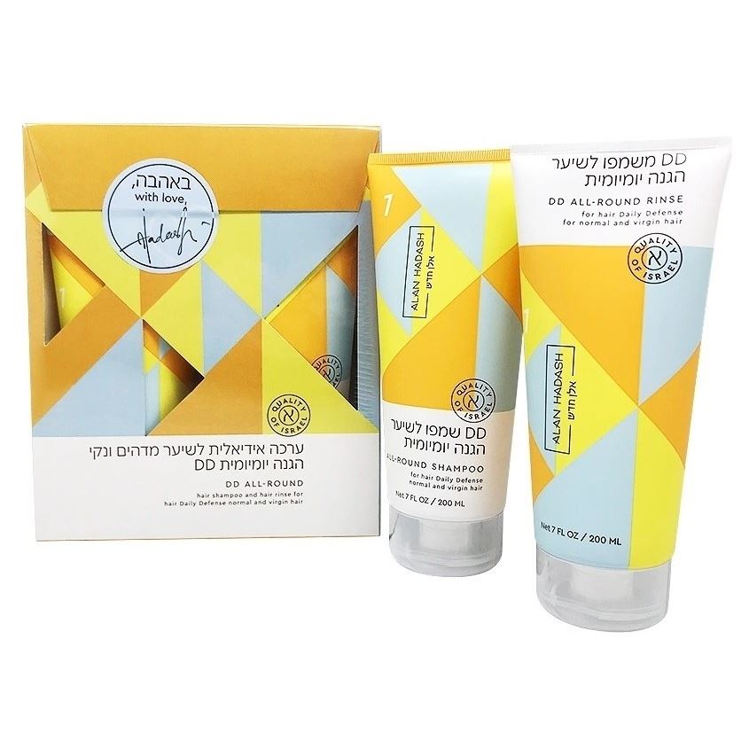 Alan Hadash Daily Defense Daily Defense Set Набор для волос: шампунь бессульфатный, кондиционер
