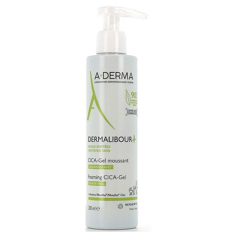 A-Derma Dermalibour+ Dermalibour+ Cica Foaming Gel Очищающий пенящийся гель