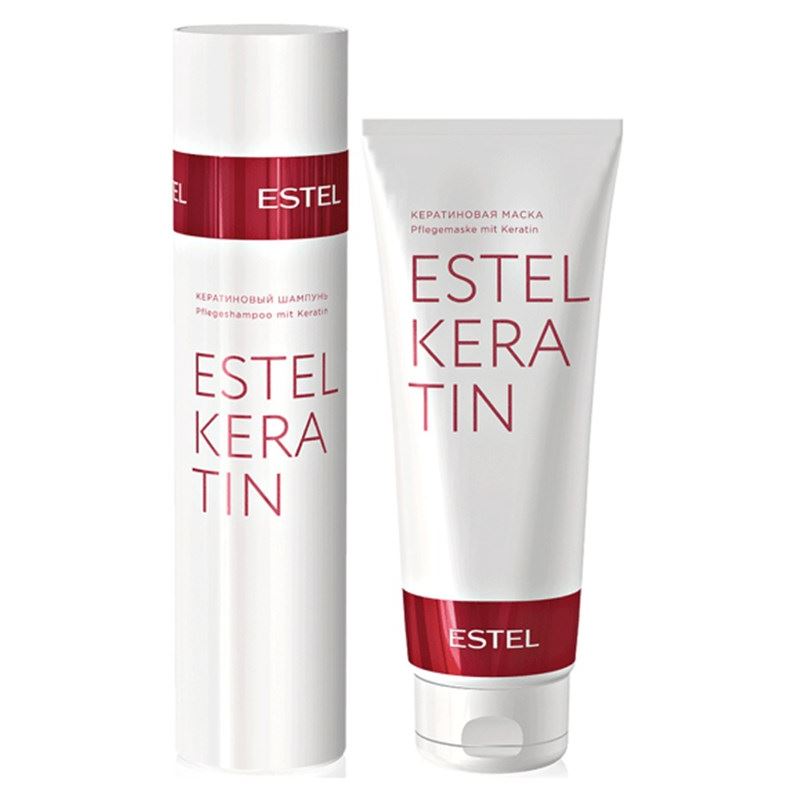 Estel Professional Keratin  Набор Keratin Кератиновый набор для поврежденных волос Набор: шампунь, маска