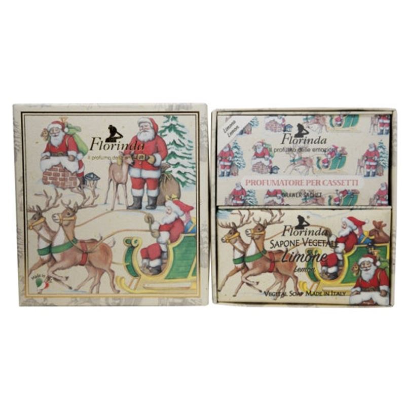 Florinda Merry Christmas Merry Christmas Limone XMAS Set  Коллекция "Счастливого рождества" - Набор Лимон: мыло, саше ароматическое