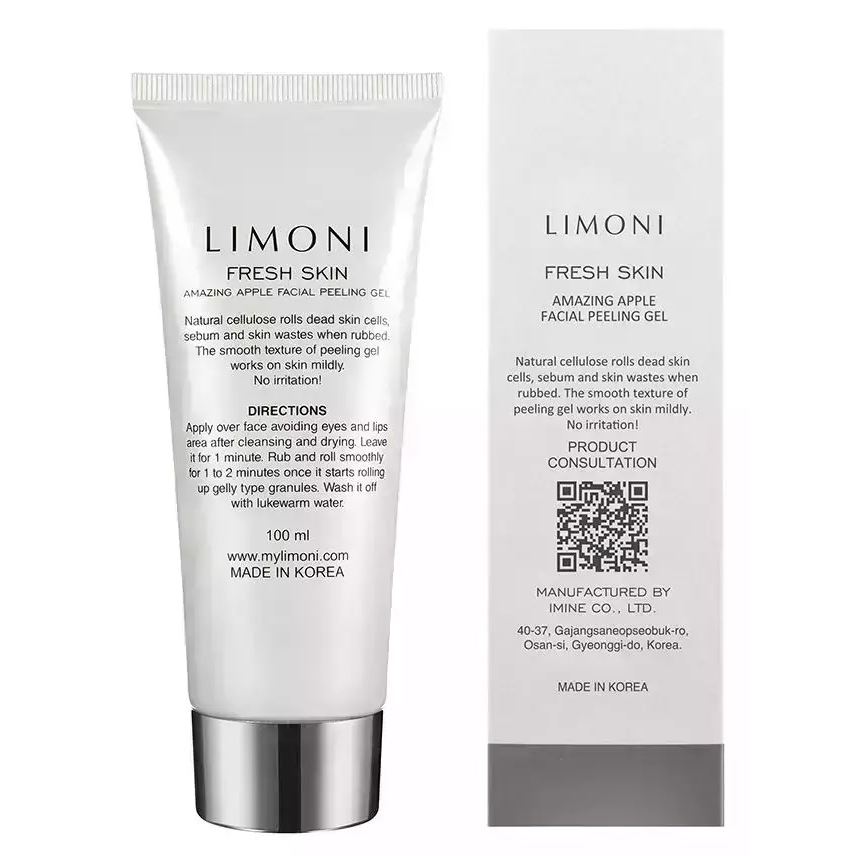 Limoni Anti Age Fresh Skin Amazing Apple Facial Peeling Gel  Гель-пилинг для лица с фруктовыми кислотами
