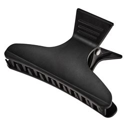 h10896-15 Зажим для волос "бабочка" черные 12 шт/уп