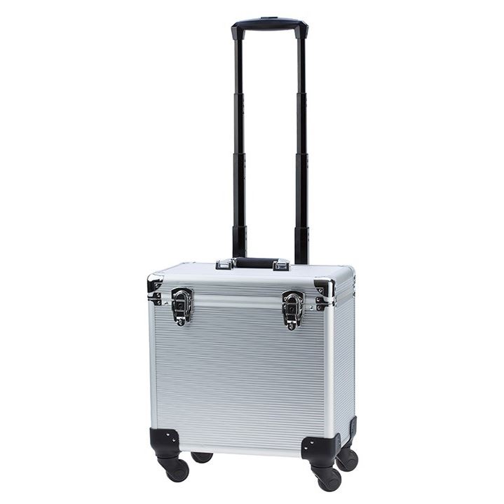 Dewal Professional Аксессуары для окрашивания и стрижки волос HP006 Чемодан для парикмахерских инструментов 38x22x44 см HP006 Чемодан для парикмахерских инструментов, полимерный материал, серебристый, 38x22x44 см