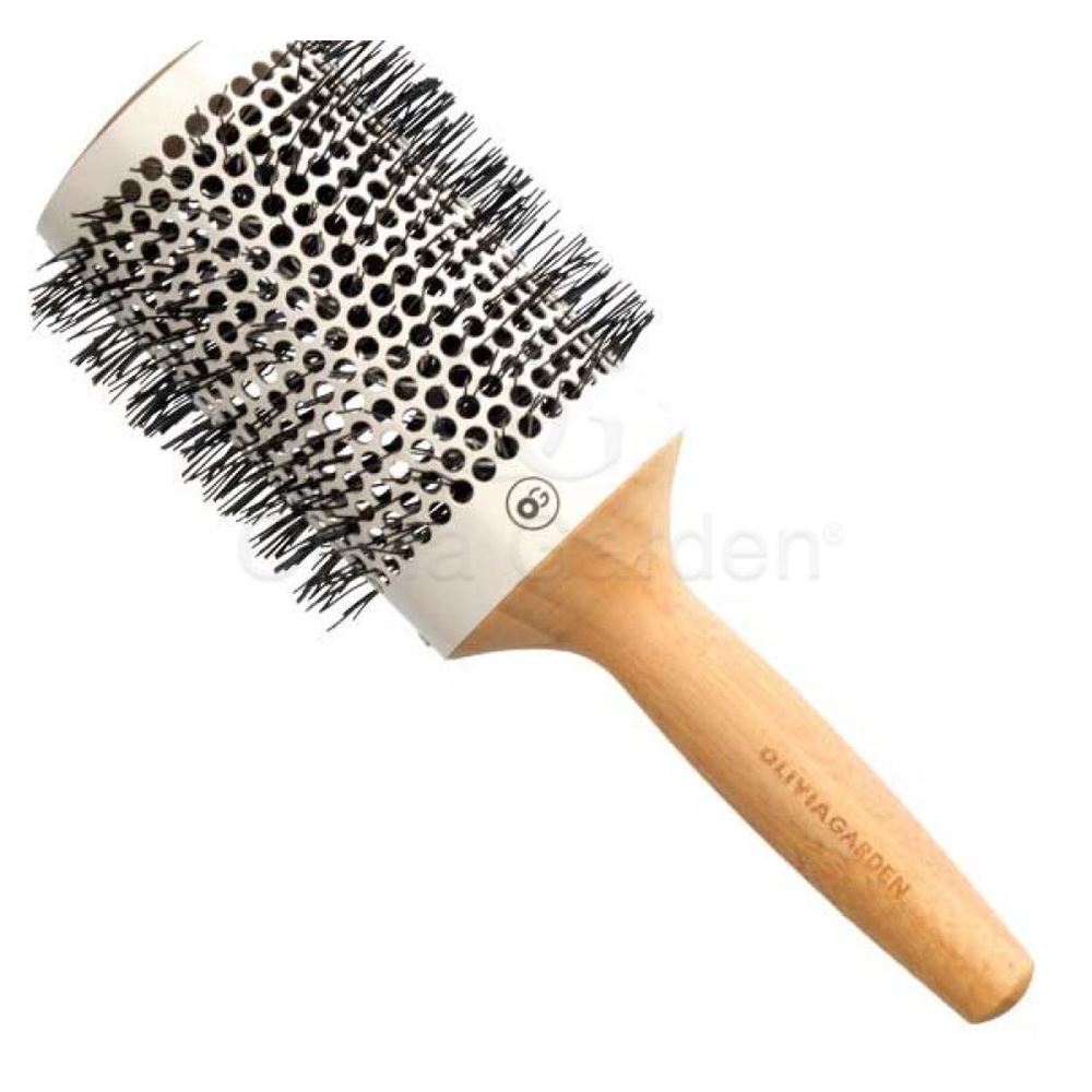 Olivia Garden Брашинги для волос ID1018 Термобрашинг керамический + ион бамбуковый Bamboo Touch 63мм Термобрашинг керамический + ион бамбуковый Bamboo Touch 63мм