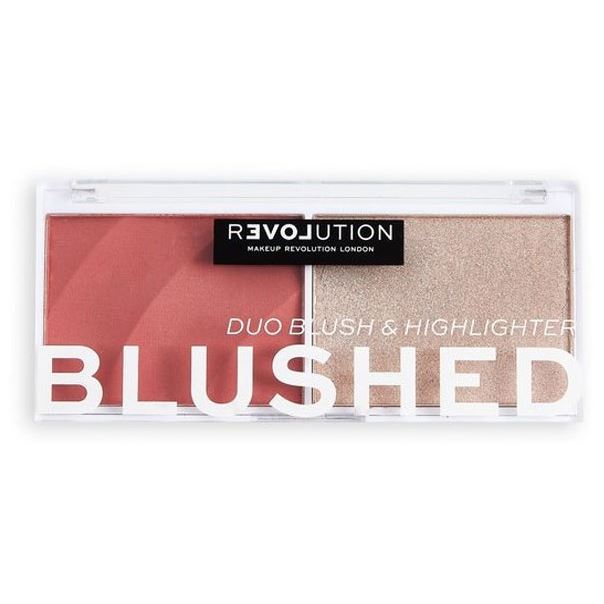Revolution Makeup Make Up ReLove Blushed Duo Румяна и хайлайтер 