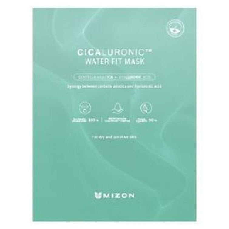 Mizon Mask & Scrab Cicaluronic Water Fit Mask Тканевая маска для лица с экстрактом центеллы азиатской и гиалуроновой кислотой