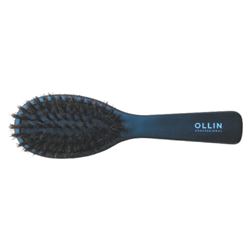 Щётка массажная деревянная, овал, натуральная щетина кабана