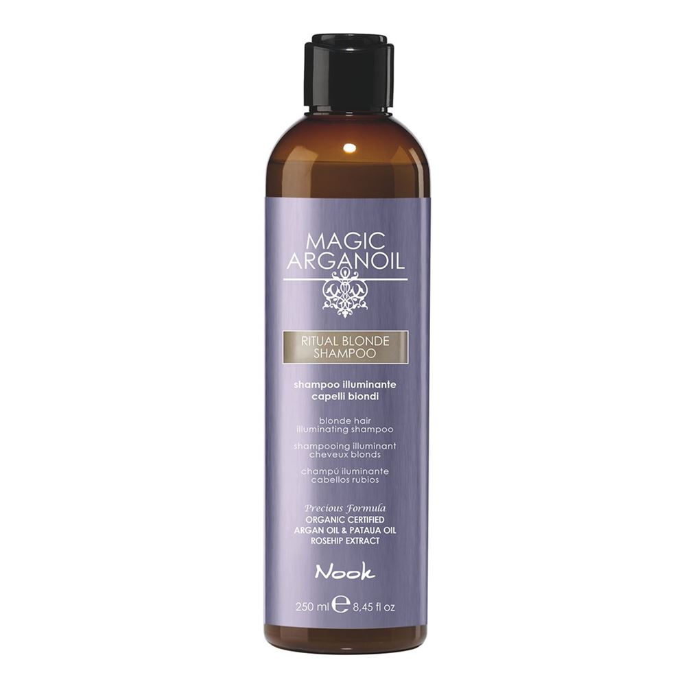 Nook Magic Arganоil Ritual Blond Shampoo Шампунь "Сияющий блонд для блондированных волос