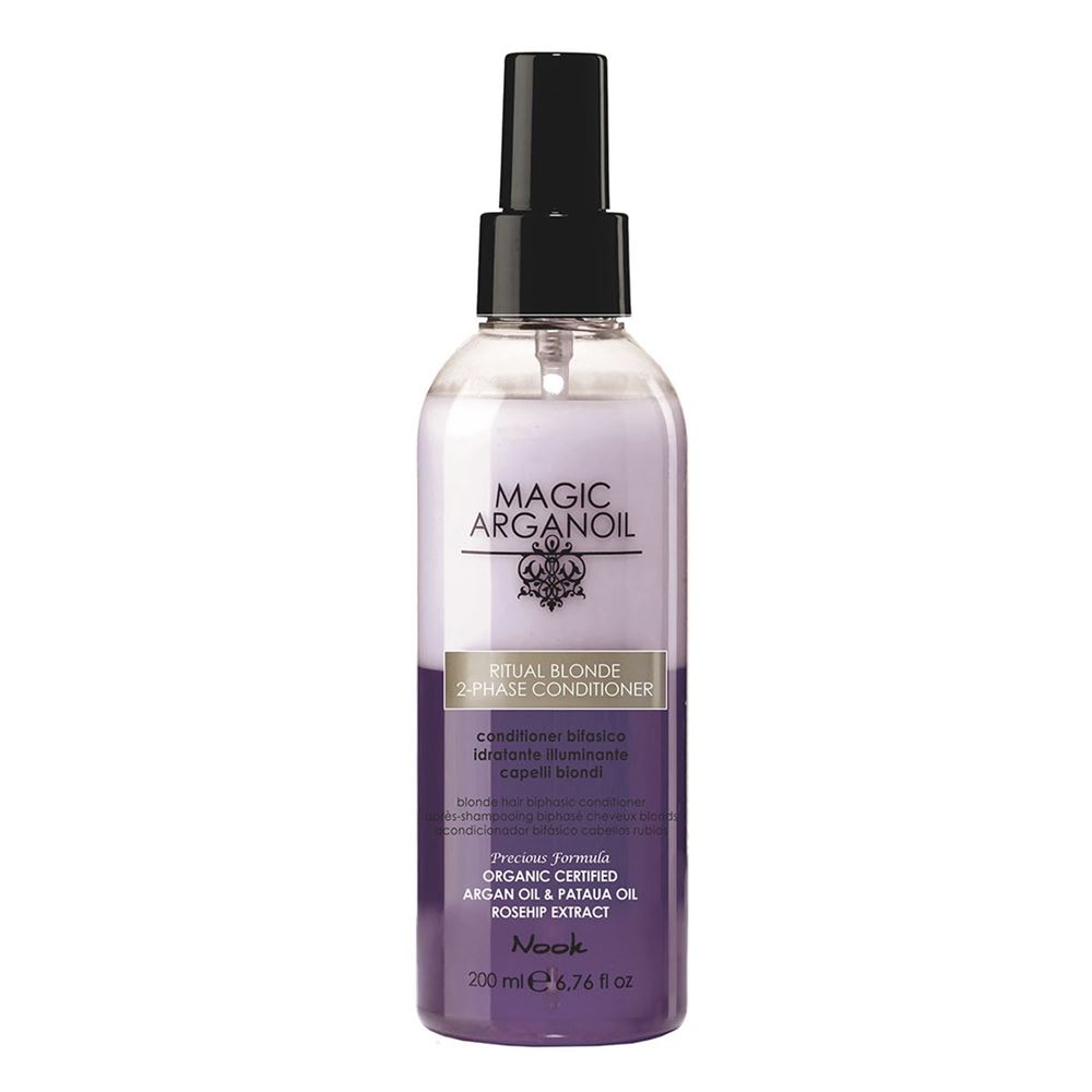 Nook Magic Arganоil Ritual Blond Biphasic Conditioner No Rise  Двухфазный кондиционер "Сияющий блонд" 