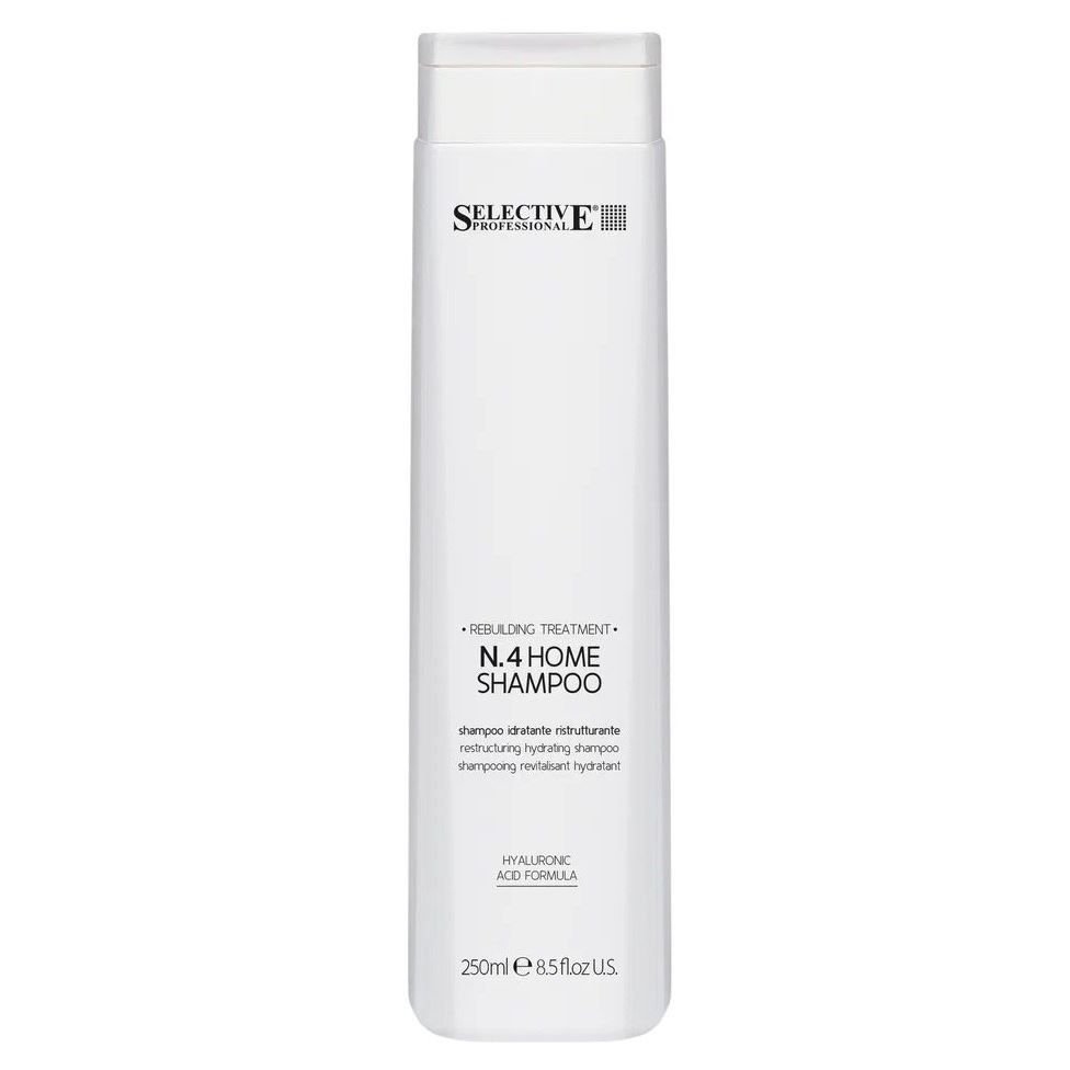 Selective Professional Rebuilding Treatment №4 Home Shampoo Увлажняющий и восстанавливающий шампунь для домашнего ухода за сильно поврежденными волосами