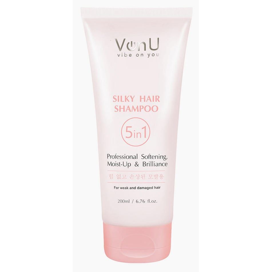 Von-U Уход за волосами Silky Hair Shampoo 5 in 1 Шампунь 5 в 1 для ослабленных и поврежденных волос 