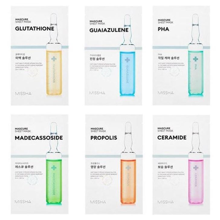 Missha Face Care Mascure Solution Sheet Mask Маска для лица