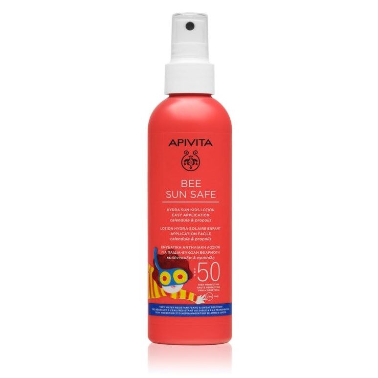 Apivita Bee Sun Safe Bee Sun Safe Hydra Sun Kids Lotion-Easy Application SPF50  Солнцезащитный увлажняющий спрей для детей с легким нанесением SPF50