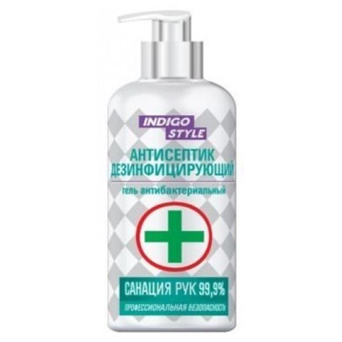 Indigo Style Special Care & Styling Gel With Antibacterial Effect  Гель антибактериальный спиртовой