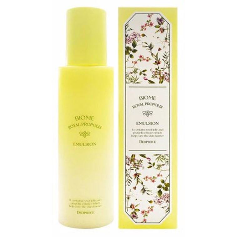 Deoproce Natural Skin Biome Royal Propolis Emulsion  Антивозрастная эмульсия для лица с экстрактами маточного молочка и прополиса